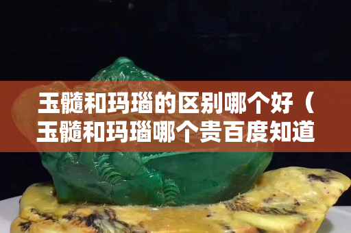 玉髓和玛瑙的区别哪个好（玉髓和玛瑙哪个贵百度知道）