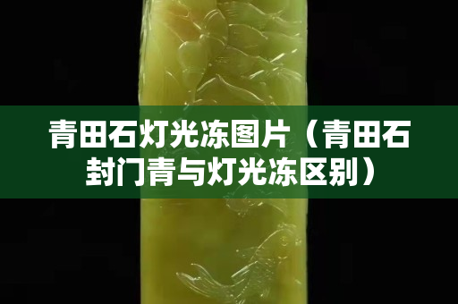 青田石灯光冻图片（青田石封门青与灯光冻区别）