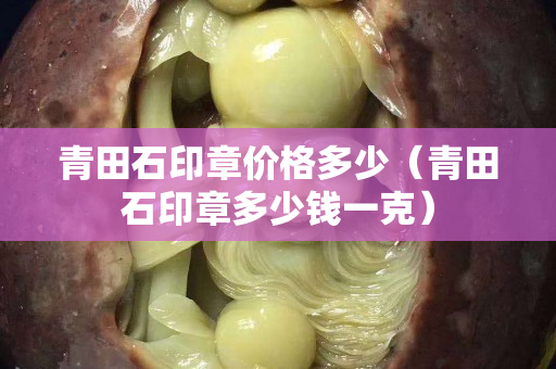 青田石印章价格多少（青田石印章多少钱一克）