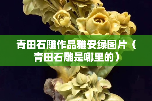 青田石雕作品雅安绿图片（青田石雕是哪里的）