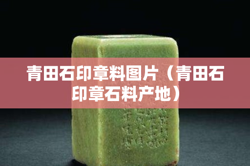 青田石印章料图片（青田石印章石料产地）
