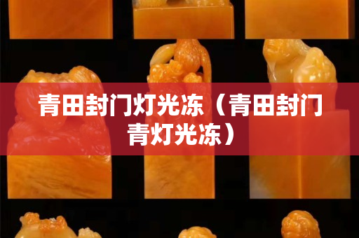 青田封门灯光冻（青田封门青灯光冻）