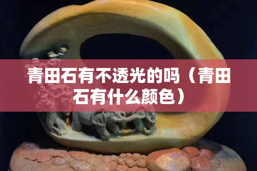 青田石有不透光的吗（青田石有什么颜色）
