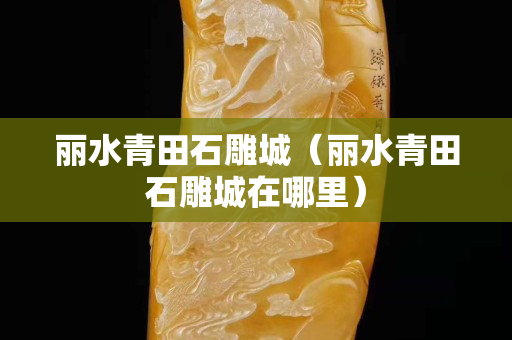 丽水青田石雕城（丽水青田石雕城在哪里）