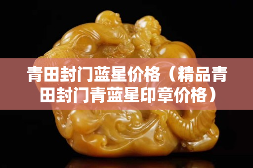 青田封门蓝星价格（精品青田封门青蓝星印章价格）