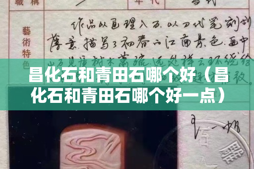昌化石和青田石哪个好（昌化石和青田石哪个好一点）