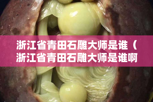 浙江省青田石雕大师是谁（浙江省青田石雕大师是谁啊）