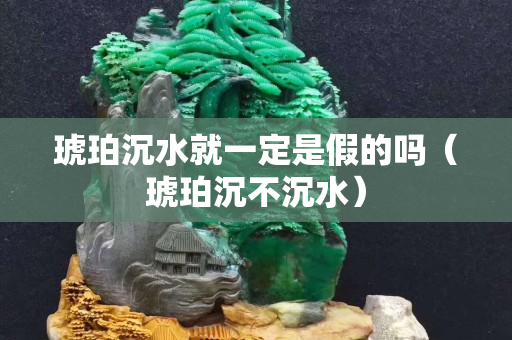 琥珀沉水就一定是假的吗（琥珀沉不沉水）