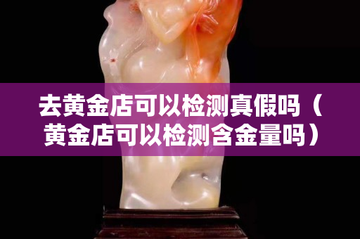 去黄金店可以检测真假吗（黄金店可以检测含金量吗）