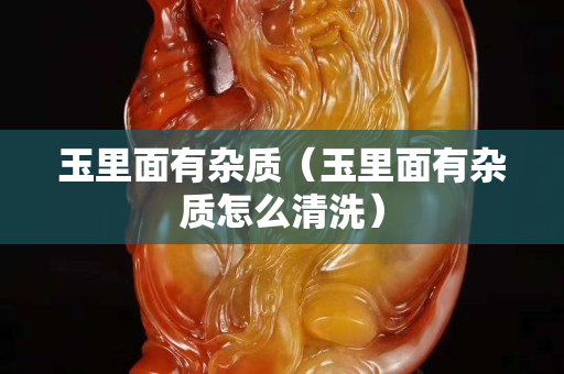玉里面有杂质（玉里面有杂质怎么清洗）