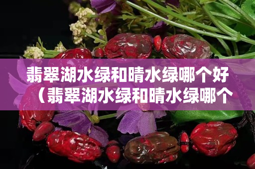 翡翠湖水绿和晴水绿哪个好（翡翠湖水绿和晴水绿哪个好些）