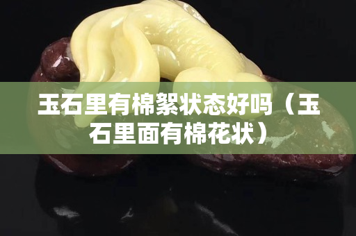 玉石里有棉絮状态好吗（玉石里面有棉花状）