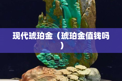 现代琥珀金（琥珀金值钱吗）