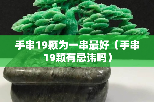 手串19颗为一串最好（手串19颗有忌讳吗）