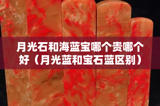 月光石和海蓝宝哪个贵哪个好（月光蓝和宝石蓝区别）