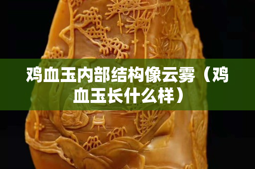 鸡血玉内部结构像云雾（鸡血玉长什么样）