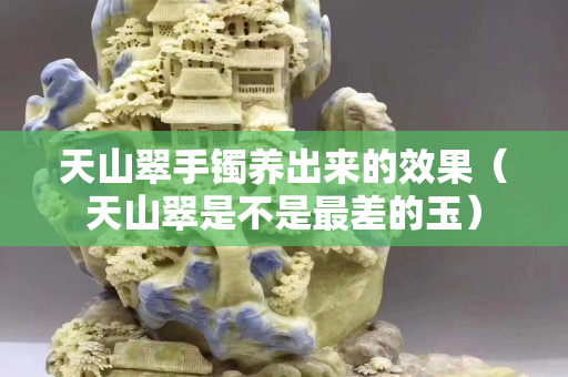 天山翠手镯养出来的效果（天山翠是不是最差的玉）