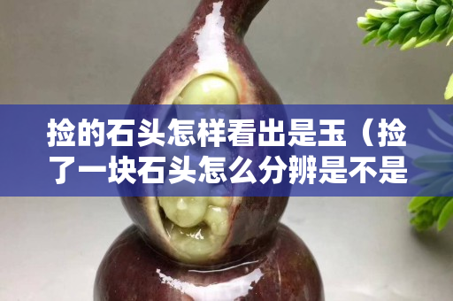 捡的石头怎样看出是玉（捡了一块石头怎么分辨是不是玉）