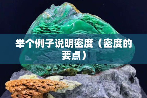举个例子说明密度（密度的要点）
