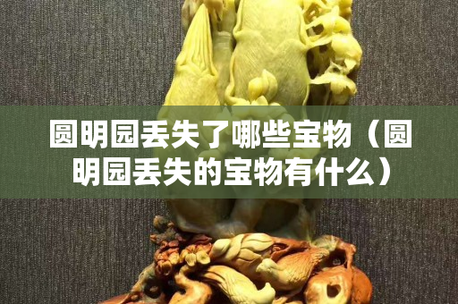 圆明园丢失了哪些宝物（圆明园丢失的宝物有什么）