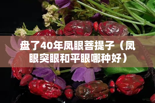 盘了40年凤眼菩提子（凤眼突眼和平眼哪种好）