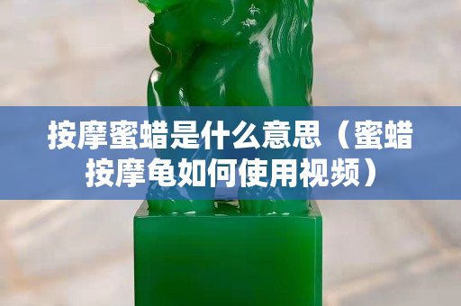 按摩蜜蜡是什么意思（蜜蜡按摩龟如何使用视频）