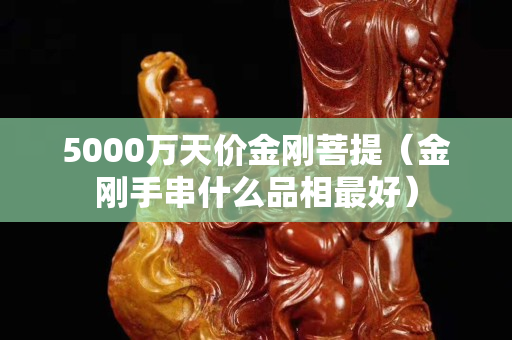 5000万天价金刚菩提（金刚手串什么品相最好）
