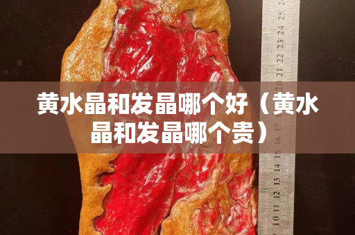 黄水晶和发晶哪个好（黄水晶和发晶哪个贵）