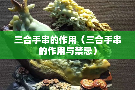 三合手串的作用（三合手串的作用与禁忌）
