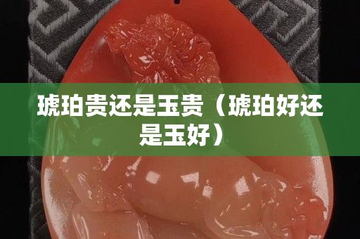 琥珀贵还是玉贵（琥珀好还是玉好）