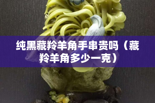 纯黑藏羚羊角手串贵吗（藏羚羊角多少一克）