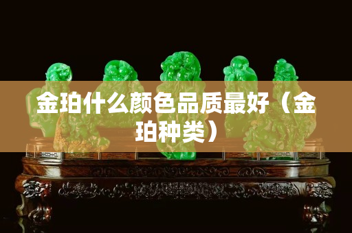金珀什么颜色品质最好（金珀种类）