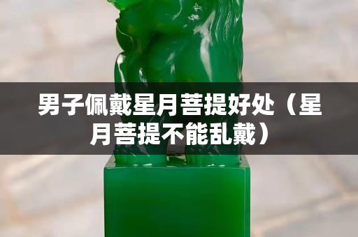 男子佩戴星月菩提好处（星月菩提不能乱戴）