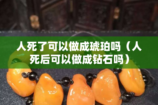 人死了可以做成琥珀吗（人死后可以做成钻石吗）