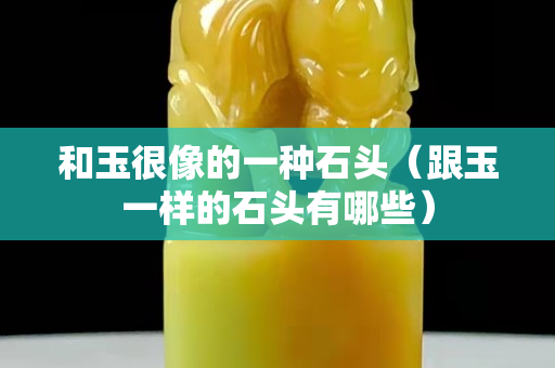 和玉很像的一种石头（跟玉一样的石头有哪些）