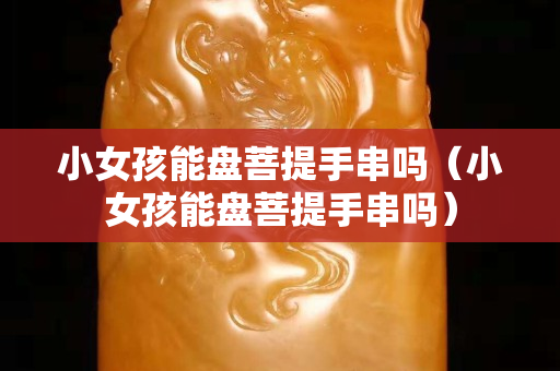 小女孩能盘菩提手串吗（小女孩能盘菩提手串吗）