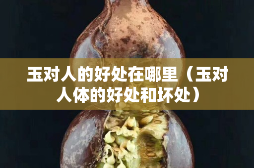 玉对人的好处在哪里（玉对人体的好处和坏处）