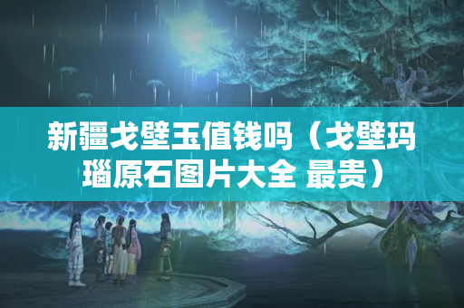 新疆戈壁玉值钱吗（戈壁玛瑙原石图片大全 最贵）