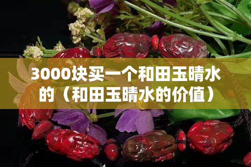 3000块买一个和田玉晴水的（和田玉晴水的价值）