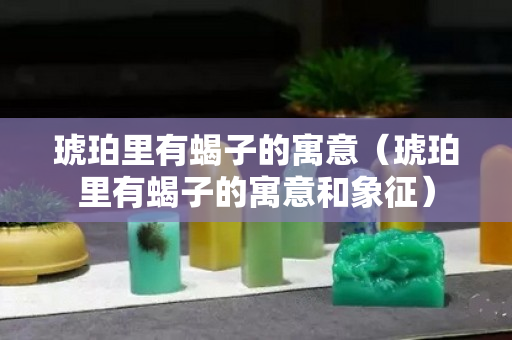 琥珀里有蝎子的寓意（琥珀里有蝎子的寓意和象征）