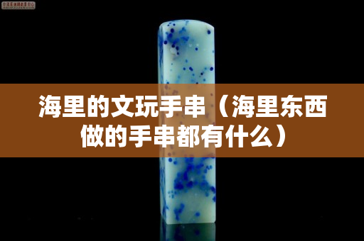 海里的文玩手串（海里东西做的手串都有什么）