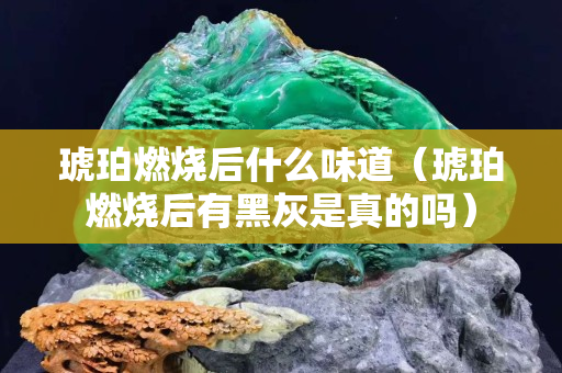 琥珀燃烧后什么味道（琥珀燃烧后有黑灰是真的吗）