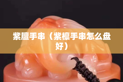 紫膻手串（紫檩手串怎么盘好）