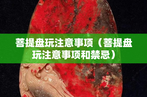 菩提盘玩注意事项（菩提盘玩注意事项和禁忌）