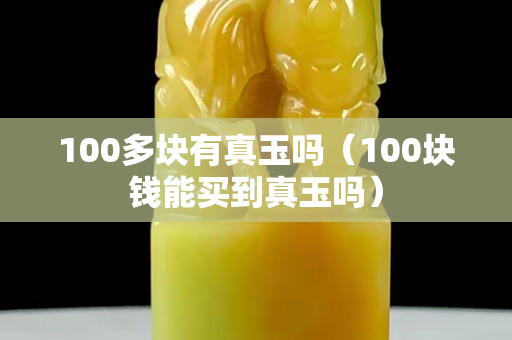 100多块有真玉吗（100块钱能买到真玉吗）