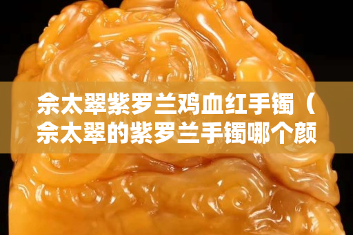 佘太翠紫罗兰鸡血红手镯（佘太翠的紫罗兰手镯哪个颜色贵）