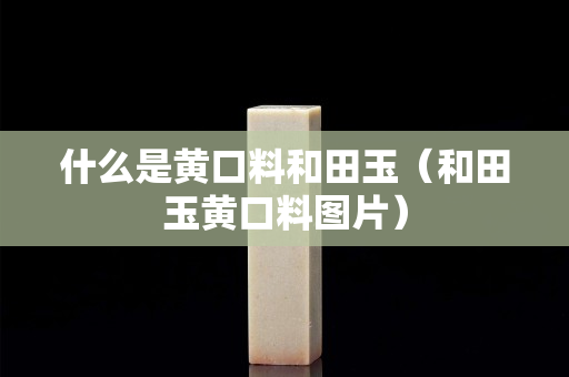 什么是黄口料和田玉（和田玉黄口料图片）