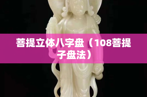 菩提立体八字盘（108菩提子盘法）