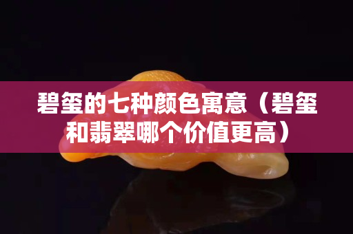 碧玺的七种颜色寓意（碧玺和翡翠哪个价值更高）