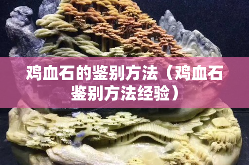 鸡血石的鉴别方法（鸡血石鉴别方法经验）